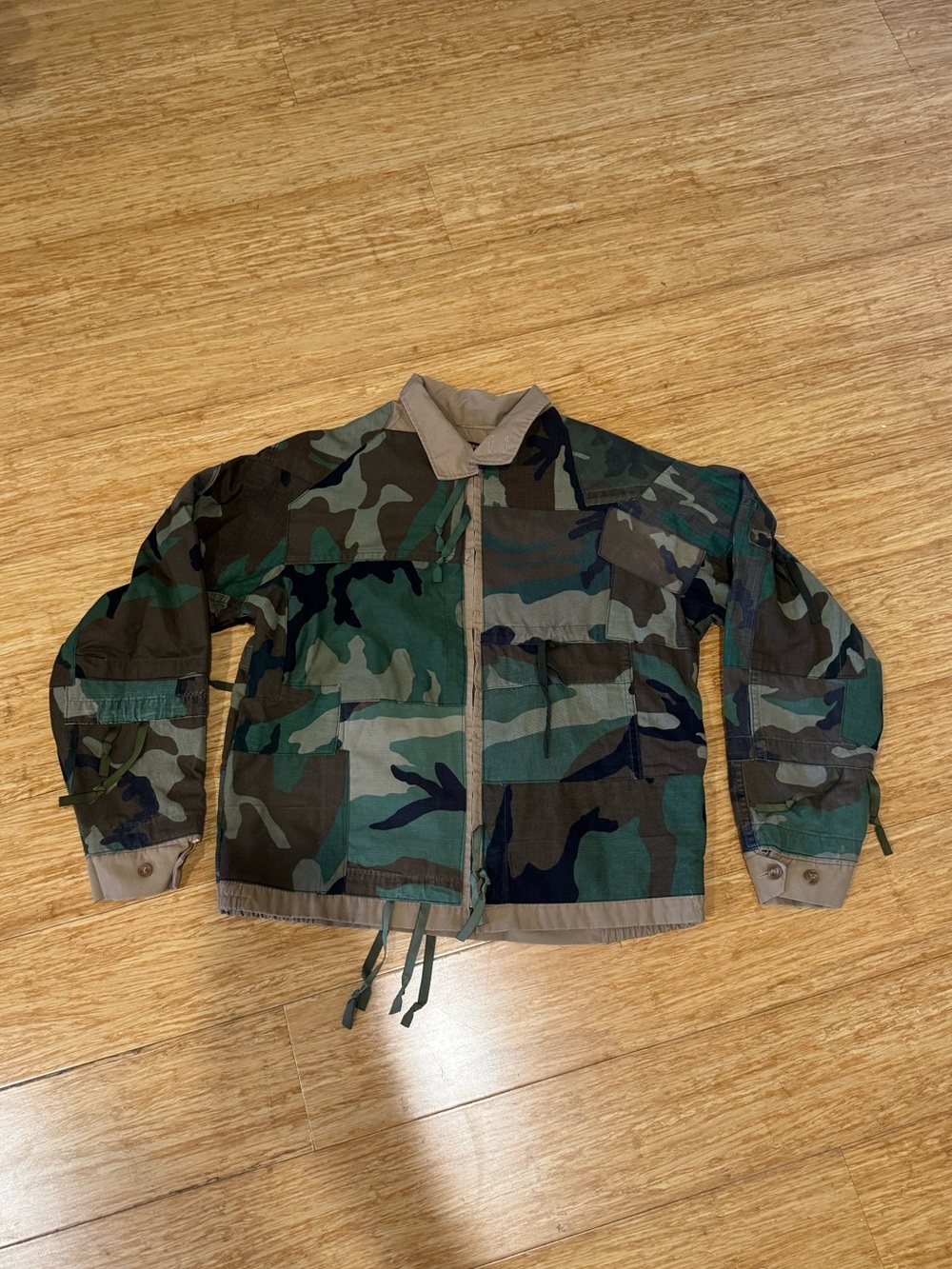 Vintage All Weather Campus Camo zip up Jacket